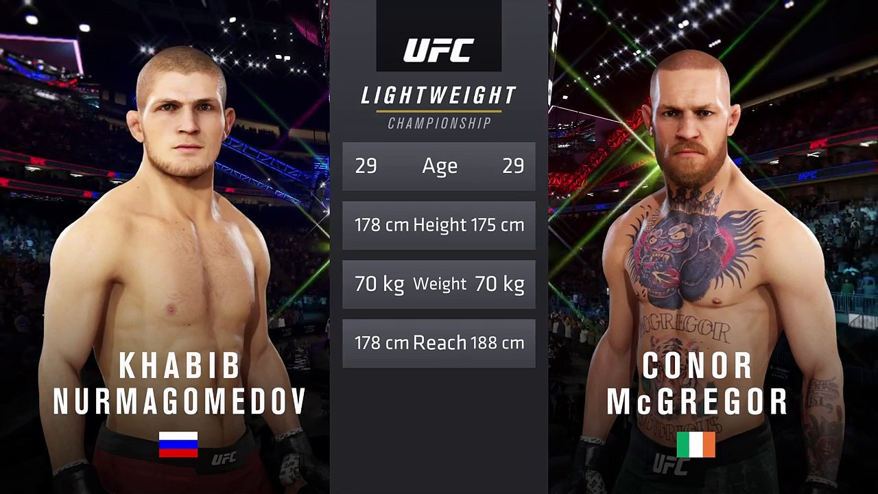 UFC 229: Khabib vs. McGregor - Lightweight Title Match - CPU Prediction