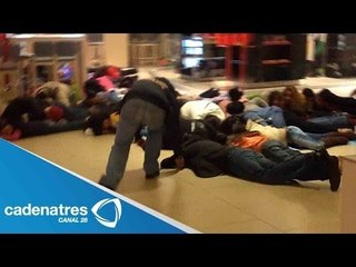 Se lleva a cabo un simulacro en el cine de Santa Fe