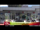 Capitalinos regresan al DF tras concluir período vacacional/ Comunidad