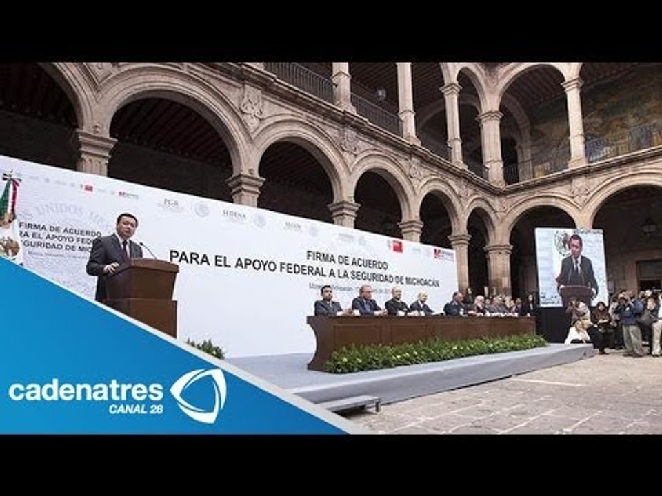 Autodefensas y Segob coinciden en restablecer Estado de Derecho /Autodefensas en Michoacán