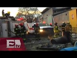 Bomberos de Edomex sofocan incendio en fábrica de limpiadores/ Comunidad