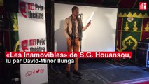 Sedjro Giovanni Houansou (Bénin), lauréat du Prix RFI Théâtre 2018