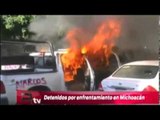 Detenidos por enfrentamientos en Michoacan /Excelsior en la media
