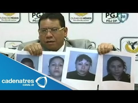 PGJDF desintegra banda de mujeres dedicadas al robo de bolsos y carteras