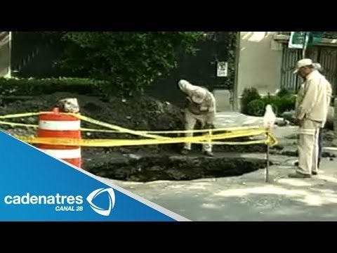 Hundimientos o socavones que han aparecido recientemente en la Ciudad de México/ Recuento