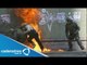ÚLTIMA HORA: Lanzan dos bombas molotov e incendian farmacia en Michoacán