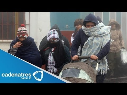 Hidalgo sufre los estragos del frío y reporta temperaturas bajo cero