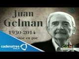 Muere el poeta Juan Gelman en la Ciudad de México