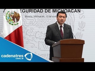 Osorio Chong pide a autodefensas a replegarse y dejar las armas; firman acuerdo de seguridad