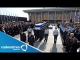 Líderes mundiales e israelíes despiden con honores al ex primer ministro Ariel Sharon