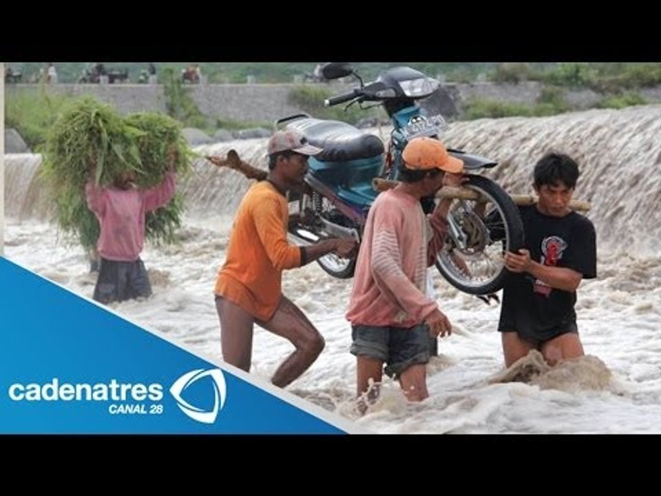 Inundaciones en Indonesia por lluvias suman 13 muertos