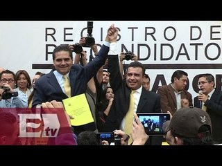 Silvano Aureoles se registra como precandidato al gobierno de Michocán/ Pascal Beltrán