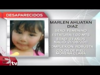 Ayuda a localizar a la menor Marlen Ahuatan Díaz / Personas desaparecidas