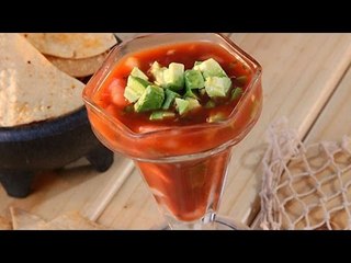Coctel de mariscos a la mexicana