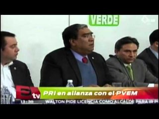 PRI y PVEM formalizan alianza en el DF/ Comunidad