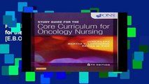 F.R.E.E [D.O.W.N.L.O.A.D] Study Guide for the Core Curriculum for Oncology Nursing [E.B.O.O.K]