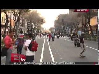 Reporte de la marcha por los estudiantes de Ayotzinapan en el sur del DF/Excélsior informa