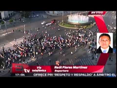 Enlace a una de las vanguardias de las movilizaciones en el DF/Excélsior informa