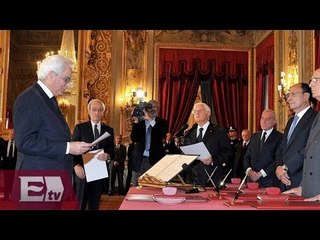 Sergio Mattarella nuevo presidente de Italia