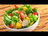 Ensalada de pollo hawaiana / Receta de ensalada de pollo
