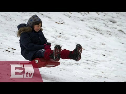 Tormenta de Nieve en Estados Unidos alcanza los 60 cm./ Paola Barquet