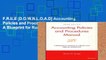 F.R.E.E [D.O.W.N.L.O.A.D] Accounting Policies and Procedures Manual: A Blueprint for Running an