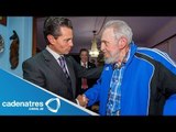 Peña Nieto se reúne con Fidel Castro en la Cumbre CELAC, Cuba