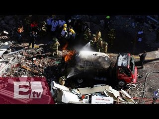 Momento de la explosión en Hospital Materno en Cuajimalpa / Excélsior Informa