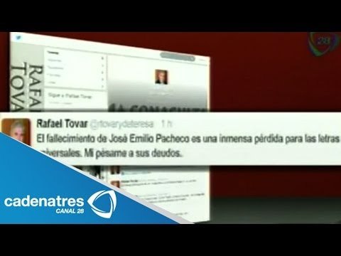 Expresan condolencias en redes sociales por la muerte de José Emilio Pacheco