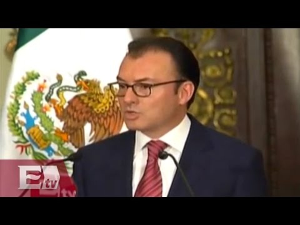 Secretario de Hacienda Luis Videgaray anuncia un recorte preventivo al gasto publico/Excélsior info