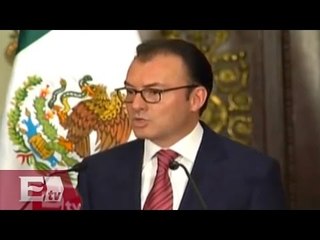 Secretario de Hacienda Luis Videgaray anuncia un recorte preventivo al gasto publico/Excélsior info
