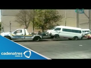 Operativo de revisión en Transporte de Venustiano Carranza