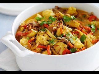 Curry de pescado / Receta curry de pescado / Curry