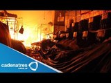 Se incendia Mercado de la Merced (VIDEO) / Reportan incendio en la Merced