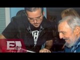 Fidel Castro reaparece en fotografías con líder estudiantil / Excélsior Informa