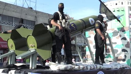 İslami Cihad'ın Yeni Genel Sekreteri İçin Askeri Geçit Töreni