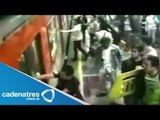 Revelan imágenes sobre los destrozos realizados en Metro Hidalgo