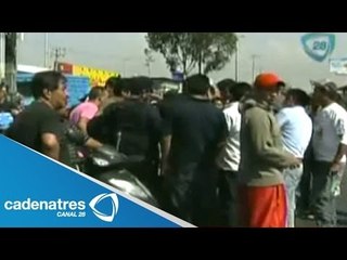 Conductor arrolla y mata a bebé; habitantes de Iztapalapa intentan lincharlo