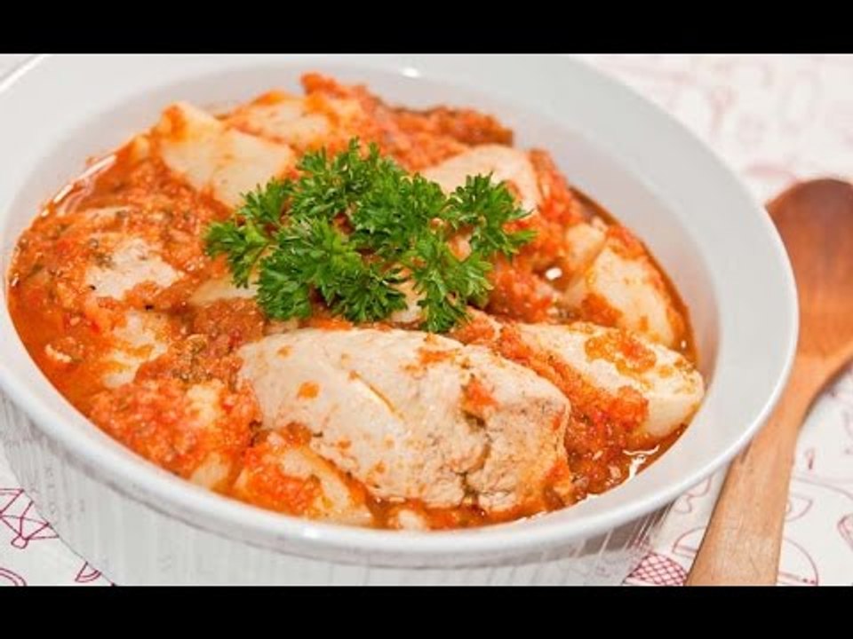 Cómo hacer estofado de pollo con papas  / Receta de estofado de pollo