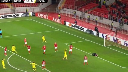 Toko Ekambi Goal - Spartak Moscow vs Villarreal 0-1 04/10/2018