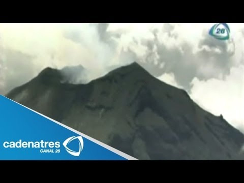Popocatépetl emite dos exhalaciones de baja intensidad; mantienen alerta en Amarillo Fase 2