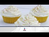 Prepara deliciosos cupcakes de limón y manzanilla