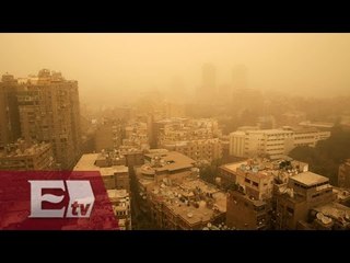 Tormenta de arena azota a Egipto  / Paola Virrueta
