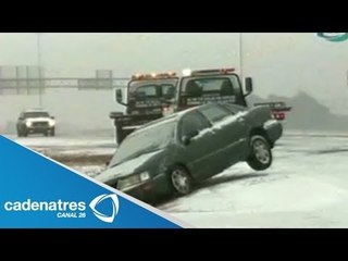 Intensa nevada causa numerosos accidentes viales al sur de Estados Unidos
