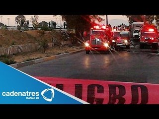 Detalles de la fuga de gasolina en una toma clandestina de Ecatepec