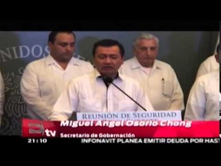 Osorio Chong asegura que México se encuentra en los mejores niveles de seguridad