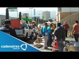 Policía capitalina retira en Coyoacán comercios informales para recuperar espacios públicos
