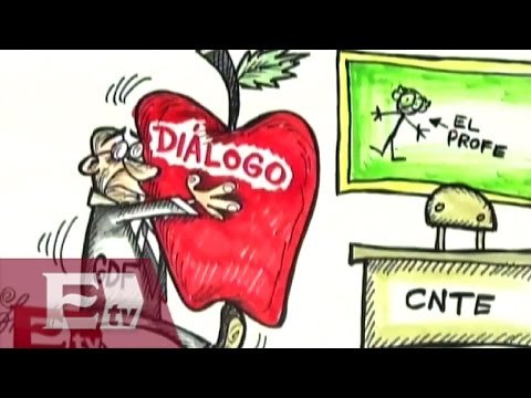 Cartún Pérez: Plantón de la CNTE (Columnista de Excélsior) / Pascal Beltrán