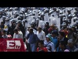 Detalles de la marcha del CNTE en Paseo de la Reforma / Titulares de la tarde