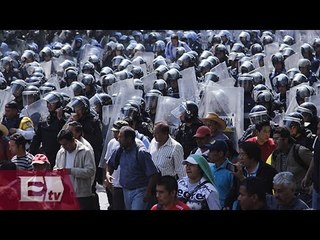 Saldo blanco en operativo de la CNTE  / Vianey Esquinca